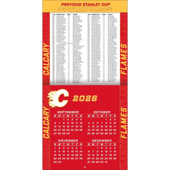 Calgary Flames kalendár NHL 2027 Wall