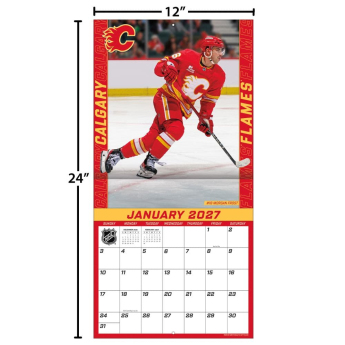 Calgary Flames kalendár NHL 2027 Wall
