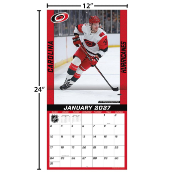 Carolina Hurricanes kalendár NHL 2027 Wall