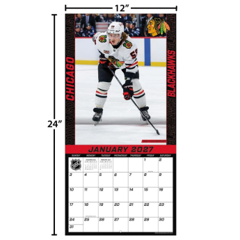 Chicago Blackhawks kalendár NHL 2027 Wall