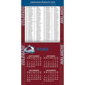 Colorado Avalanche kalendár NHL 2027 Wall