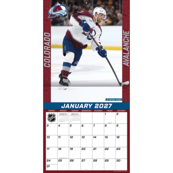 Colorado Avalanche kalendár NHL 2027 Wall