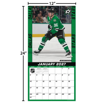 Dallas Stars kalendár NHL 2027 Wall