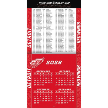 Detroit Red Wings kalendár NHL 2027 Wall