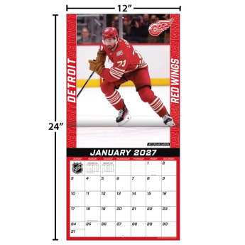 Detroit Red Wings kalendár NHL 2027 Wall