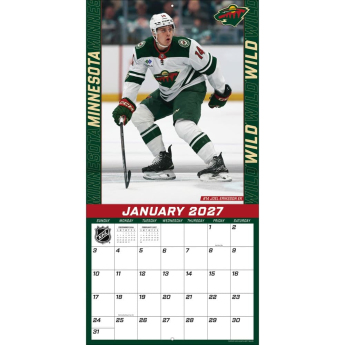 Minnesota Wild kalendár NHL 2027 Wall