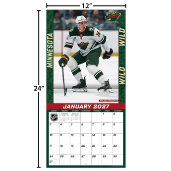 Minnesota Wild kalendár NHL 2027 Wall