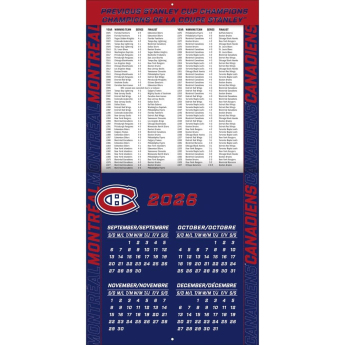 Montreal Canadiens kalendár NHL 2027 Wall