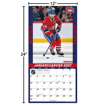 Montreal Canadiens kalendár NHL 2027 Wall