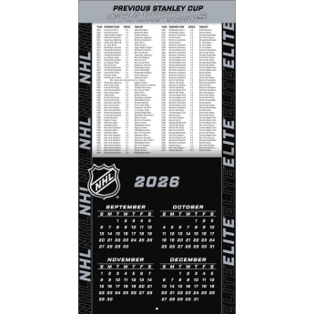 NHL produkty kalendár Elite 2027 Wall