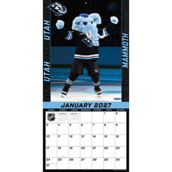 NHL produkty kalendár Mascots 2027 Wall