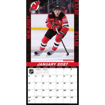 New Jersey Devils kalendár NHL 2027 Wall