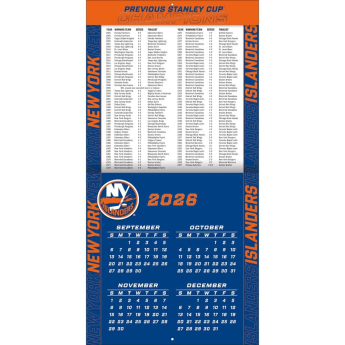 New York Islanders kalendár NHL 2027 Wall