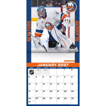 New York Islanders kalendár NHL 2027 Wall