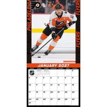 Philadelphia Flyers kalendár NHL 2027 Wall