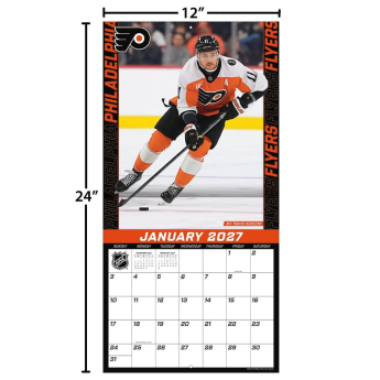 Philadelphia Flyers kalendár NHL 2027 Wall