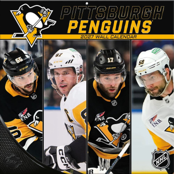 Pittsburgh Penguins kalendár NHL 2027 Wall