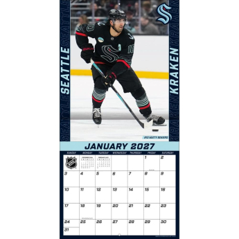 Seattle Kraken kalendár NHL 2027 Wall