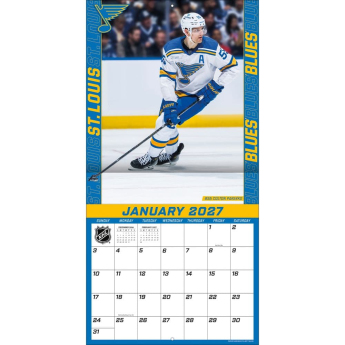 St. Louis Blues kalendár NHL 2027 Wall