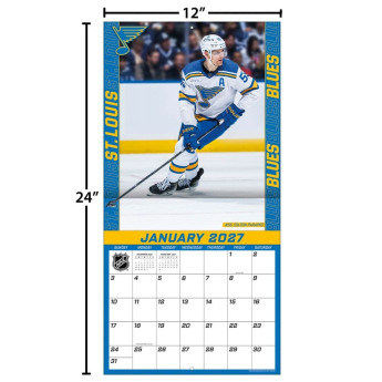 St. Louis Blues kalendár NHL 2027 Wall