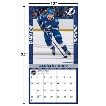 Tampa Bay Lightning kalendár NHL 2027 Wall