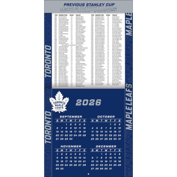 Toronto Maple Leafs kalendár NHL 2027 Wall