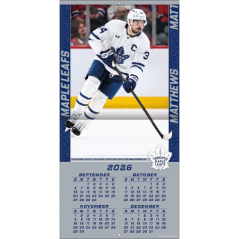 Toronto Maple Leafs kalendár NHL #34 Auston Matthews 2027 Wall