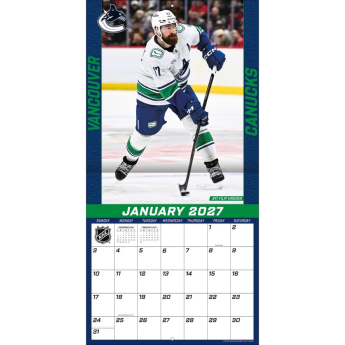 Vancouver Canucks kalendár NHL 2027 Wall