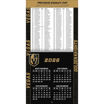 Vegas Golden Knights kalendár NHL 2027 Wall