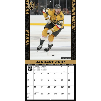 Vegas Golden Knights kalendár NHL 2027 Wall