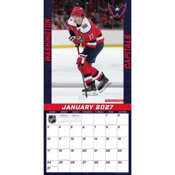 Washington Capitals kalendár NHL 2027 Wall