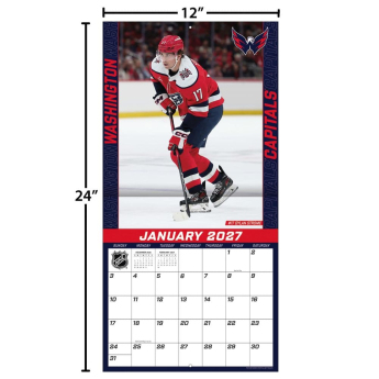 Washington Capitals kalendár NHL 2027 Wall