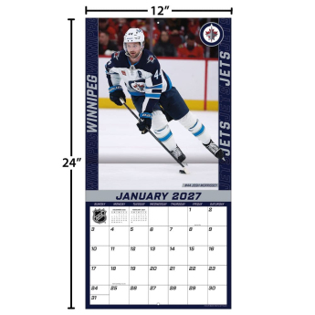 Winnipeg Jets kalendár NHL 2027 Wall
