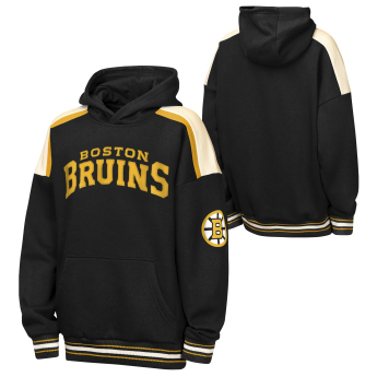 Boston Bruins detská mikina s kapucňou NHL Camaraderie Oversized Colorblock Fleece