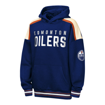 Edmonton Oilers detská mikina s kapucňou NHL Camaraderie Oversized Colorblock Fleece