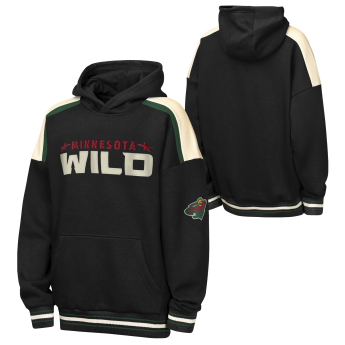 Minnesota Wild detská mikina s kapucňou NHL Camaraderie Oversized Colorblock Fleece