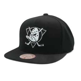 Anaheim Ducks čiapka flat šiltovka Evergreen Black White Snapback