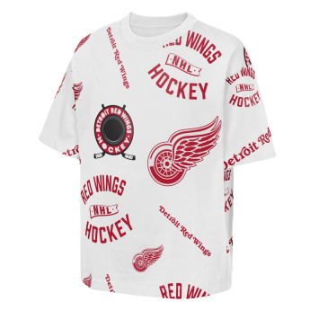 Detroit Red Wings detské tričko NHL Unstoppable All Over Print Short Sleeve Elevated