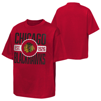 Chicago Blackhawks detské tričko NHL Shot Speed Short Sleeve Elevated