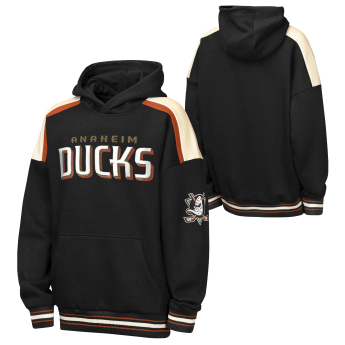 Anaheim Ducks detská mikina s kapucňou NHL Camaraderie Oversized Colorblock Fleece