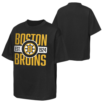 Boston Bruins detské tričko NHL Shot Speed Short Sleeve Elevated