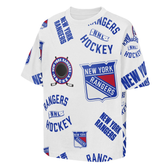 New York Rangers detské tričko NHL Unstoppable All Over Print Short Sleeve Elevated