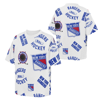 New York Rangers detské tričko NHL Unstoppable All Over Print Short Sleeve Elevated