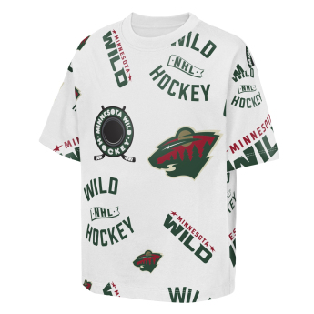 Minnesota Wild detské tričko NHL Unstoppable All Over Print Short Sleeve Elevated