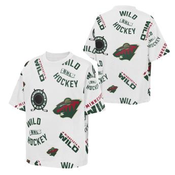 Minnesota Wild detské tričko NHL Unstoppable All Over Print Short Sleeve Elevated