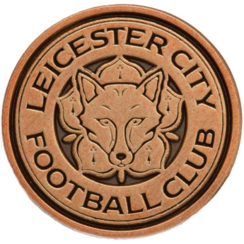 Leicester City odznak Antique Gold