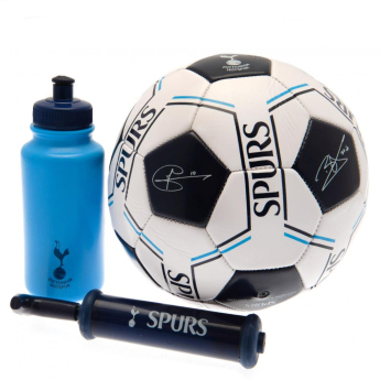 Tottenham futbalový set water bottle - hand pump - size 5 ball