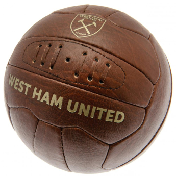 West Ham United futbalová lopta Faux Leather - size 5