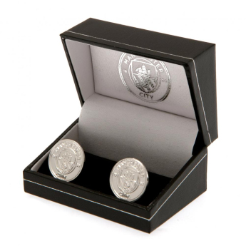 Manchester City manžetové gombíky Silver Plated Cufflinks CR