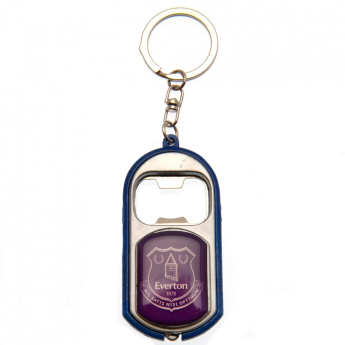 FC Everton prívesok s otvárakom Key Ring Torch Bottle Opener